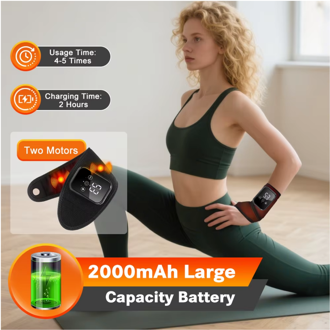 Heated Wrist Wrap with Vibration Massage